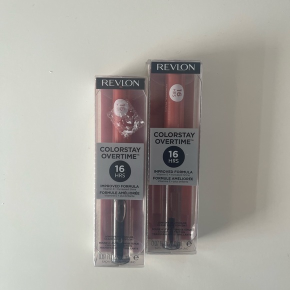2 New Revlon Perennial Peach 430 Overtime Lipstick